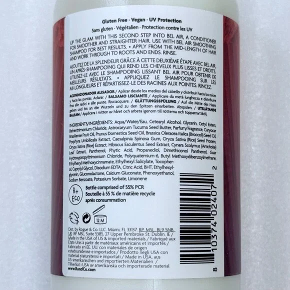 Bel Air Smoothing Conditioner Anti Oxidant Complex Full Size 8.5 Fl Oz by R+Co - Picture 3 of 9